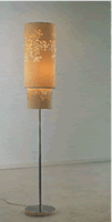 maple veneer floor lamp