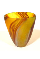 yellow textile - vase