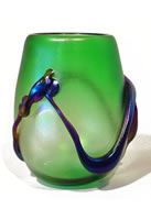 green meander - vase