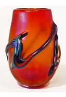 red meander - vase