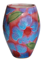 blue rose - vase