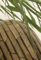 bamboo vase - detail